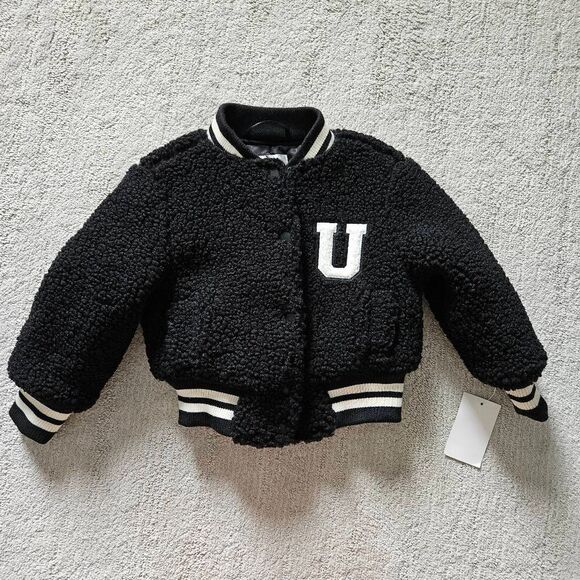 Urban Republic Other - Urban Republic Black Fleece Bomber Jacket Size 18-24 Months